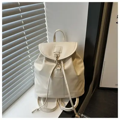 Women's Cream Large Capacity Shoulder Bag Spring Summer 2025