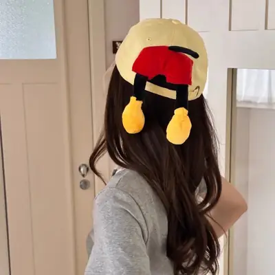 Mickey Butt Baseball Cap with Sunshade Hat for Women