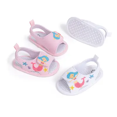 Cross-border baby girl sandals generation velcro baby shoes cartoon open toe breathable summer baby toddler shoes