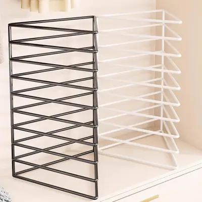 Multi-Functional Hat & Cap Storage Rack 19x16cm Gold Metal
