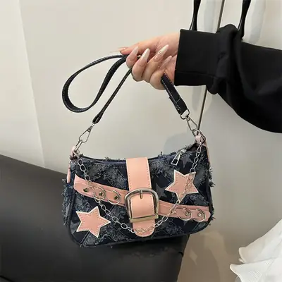 Sweet Spice Girl Star Shoulder Bag Women's Casual Niche