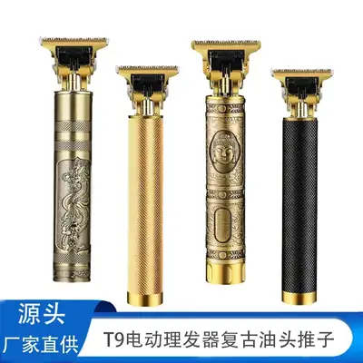 Electric Hair Clipper with Oil Head & Dragon Design