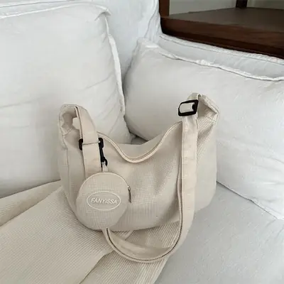 Beige Crossbody Bag for Women Casual Commute