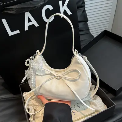 Women's Transparent Bow Shoulder Crossbody Bag 2025