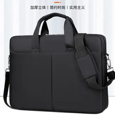 Black Waterproof Laptop Bag 15.6" Thickened