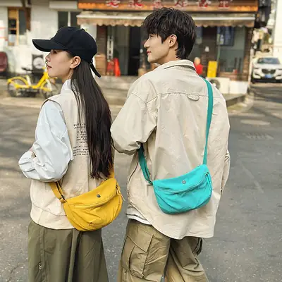 2025 Couple Shoulder Bags Waterproof Parachute Nylon