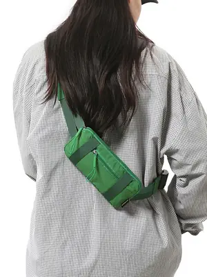 Green Waist Bag for Men Women Commuter Cycling Mobile Phone Bag