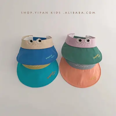 Blue Duck Tongue Sunscreen Hat for Baby Boys Girls Large Bristle