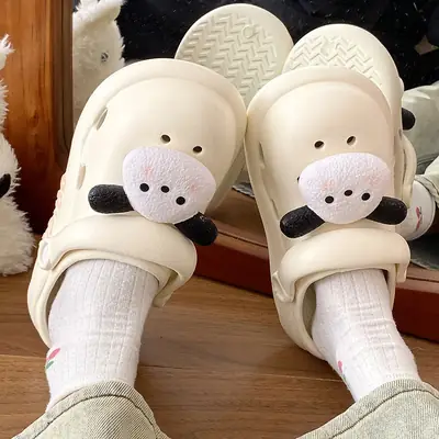 Cute Ins Clogs for Girls Summer Wear Non-Slip