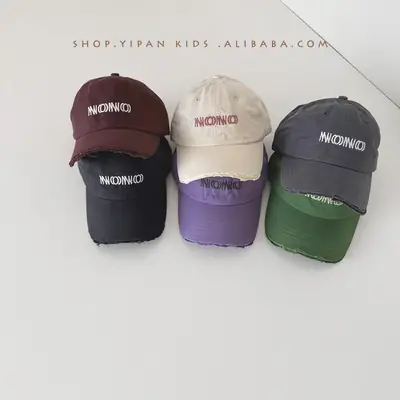 2025 New Ins Embroidered Baseball Caps for Boys Girls