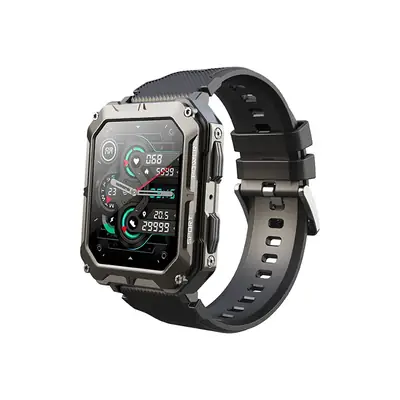 C20Pro Bluetooth Call Outdoor Rugged Sports Waterproof Pedometer Smartwatch
