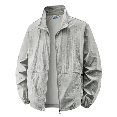 2025 New Men's Jacket Outer Wear Outdoor Sports Loose Korean Style Casual Jacket Trendy Breathable Jacket Men's Clothing