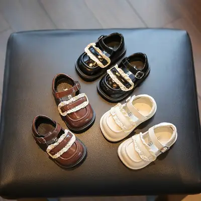 Baby Girl's Spring Shoes Breathable Toddler Shoes 2 Years Old Children's Retro Shoes Girl's Shoes Soft Sole Toddler Shoes Baby Shoes