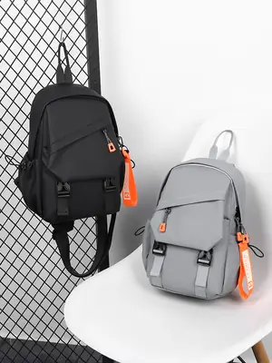 Men's Waterproof Crossbody Backpack for School & Outdoor Use