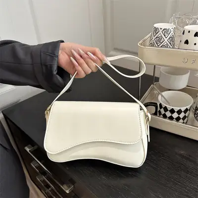 White Square Crossbody Bag for Women 2025