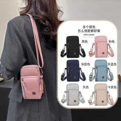 2025 Summer Cross Body Bag Women Pure Color Nylon