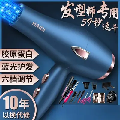 Haidi 6-Color Hair Dryer with 99-Speed Control