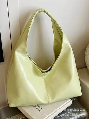 Women's Large Capacity Yellow Saffron Tote Bag