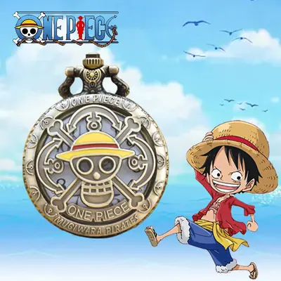 Pirate Skull Quartz Pocket Watch for Kids