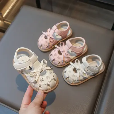 Baby Girl Princess Sandals Soft Sole 1-3Yrs