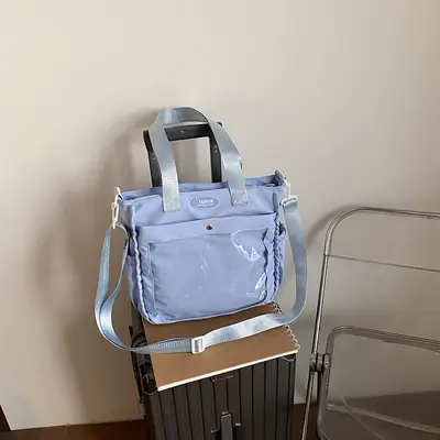 Blue Korean Style Shoulder Crossbody Bag for Women