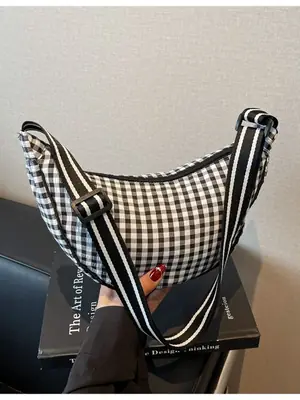 Cross-Border 2026 New Fashion Crossbody Bag Women's Canvas Bag
