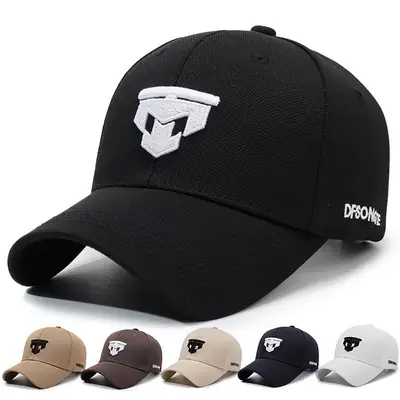 Men's White Pineapple Logo Baseball Cap
