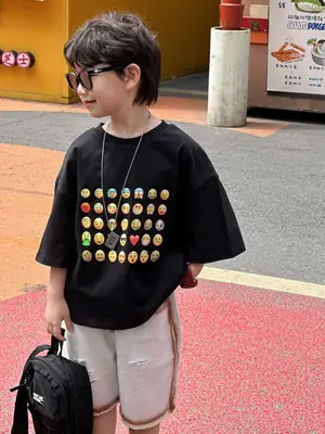 Boys Printed T-Shirt Summer Wear 2025