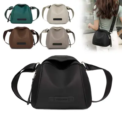 2026 Women's Canvas Crossbody Bag Black Green Brown