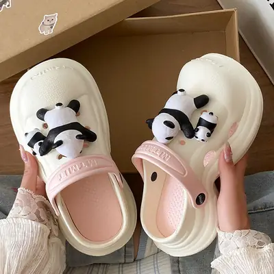 Eva Thick Clogs Panda 2025 Women Summer Non-Slip