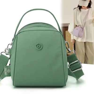 Green Shell Shoulder Bag 2025 Summer Lightweight Large Capacity Women's Fashionable Crossbody Bag