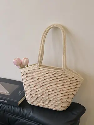 Fairy Ballet Straw Woven Shoulder Bag 2025