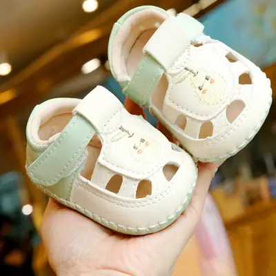 Baby Shoes Soft Sole Non-Slip Summer New Sandals Beginner Baby Shoes 0-1 Years Old Toddler Shoes Breathable