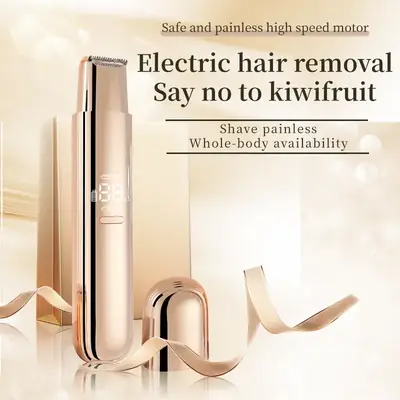 Rechargeable Electric Hair Removal for Women Private Parts Double Head Shaver