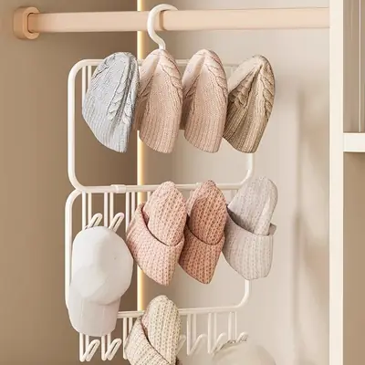 Wardrobe Hanging Rack for Hats Coats Boots 20cm Height