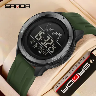 Sanda Digital Counting Watch Multi-Color Fashion