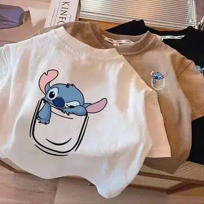 Summer Cotton T-Shirt for Boys Kids Baby Top