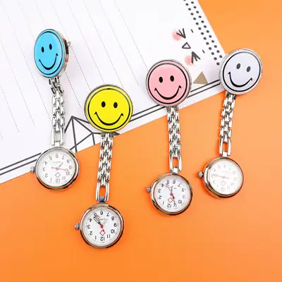 Factory Direct Sales Nurse Watch Hanging Watch Pointer Face Scale Compact Watch Fashion Trend Personalized Cartoon Quartz Watch