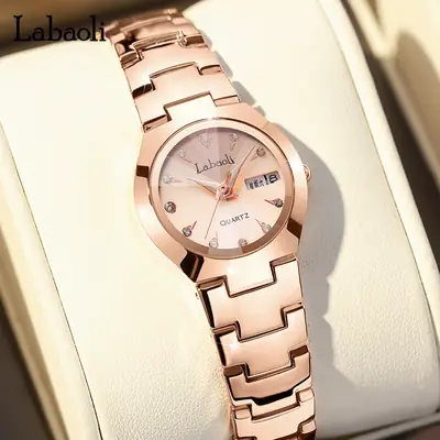 Labboli Gold Quartz Women's Watch 48H