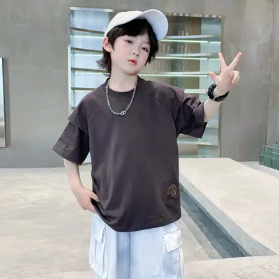 Boys Summer T-Shirt Short Sleeve Ice Feel 2026