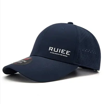 Men's Black RUIE Baseball Cap 2025 Summer