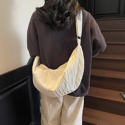 Japanese Style Lazy Shoulder Bag Women's Large Capacity Crossbody