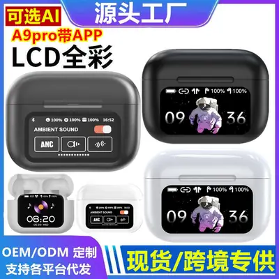 2025 Bluetooth Headset A9Pro with Ai Trans & ANC