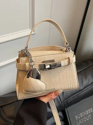 Women Stone Pattern Crossbody Bag Summer 2025