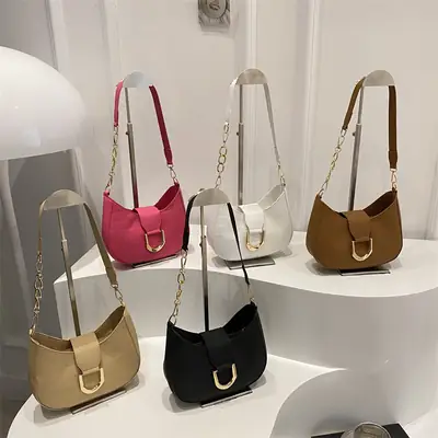 Fashionable Semicircular Shoulder Bags for Women