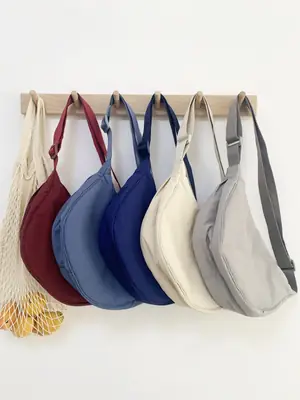 2025 Blue Nylon Crossbody Bag for Women