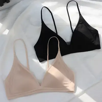 Nude Mesh Cup Push Up Bra for Small Busts