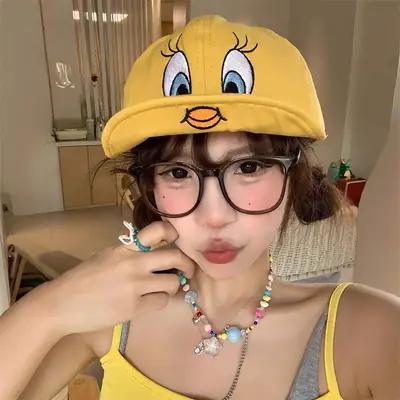 Women Cartoon Duck Cap Summer Sunshade Baseball Cap