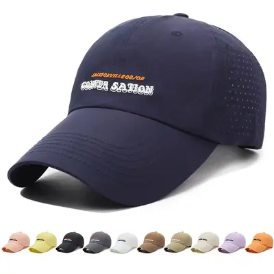 Men White Duck Tongue Cap with Brand Logo