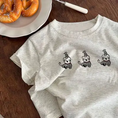 New Summer Printed Cartoon T-Shirt for Kids